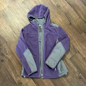 Free Country hooded zip up purple jacket size small